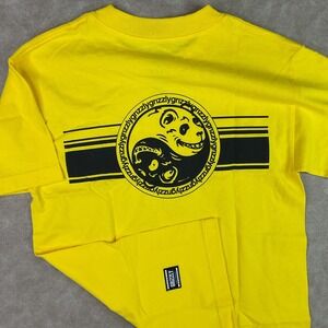 Grizzly Gripetape T-Shirt Graphic Tee Authentic Ying Yang Yellow Men Sz S NWOT